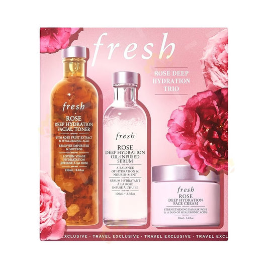 Rose Deep Hydration Trio Set